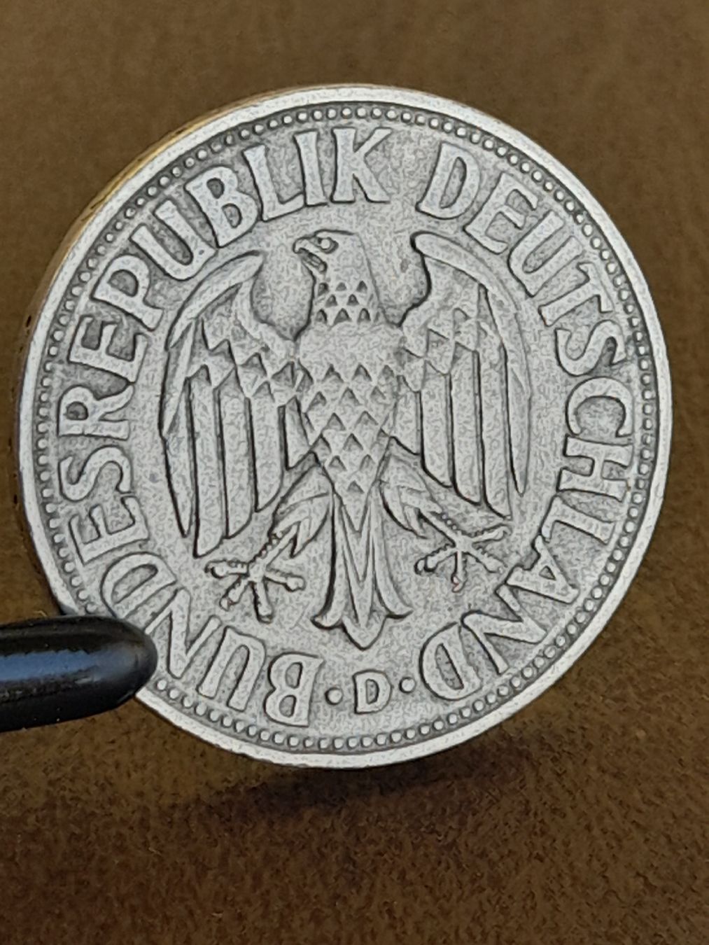 Alle Münzen: 1 Deutsche Mark 1950 d – Gebraucht aus Basel von Basel_20 8