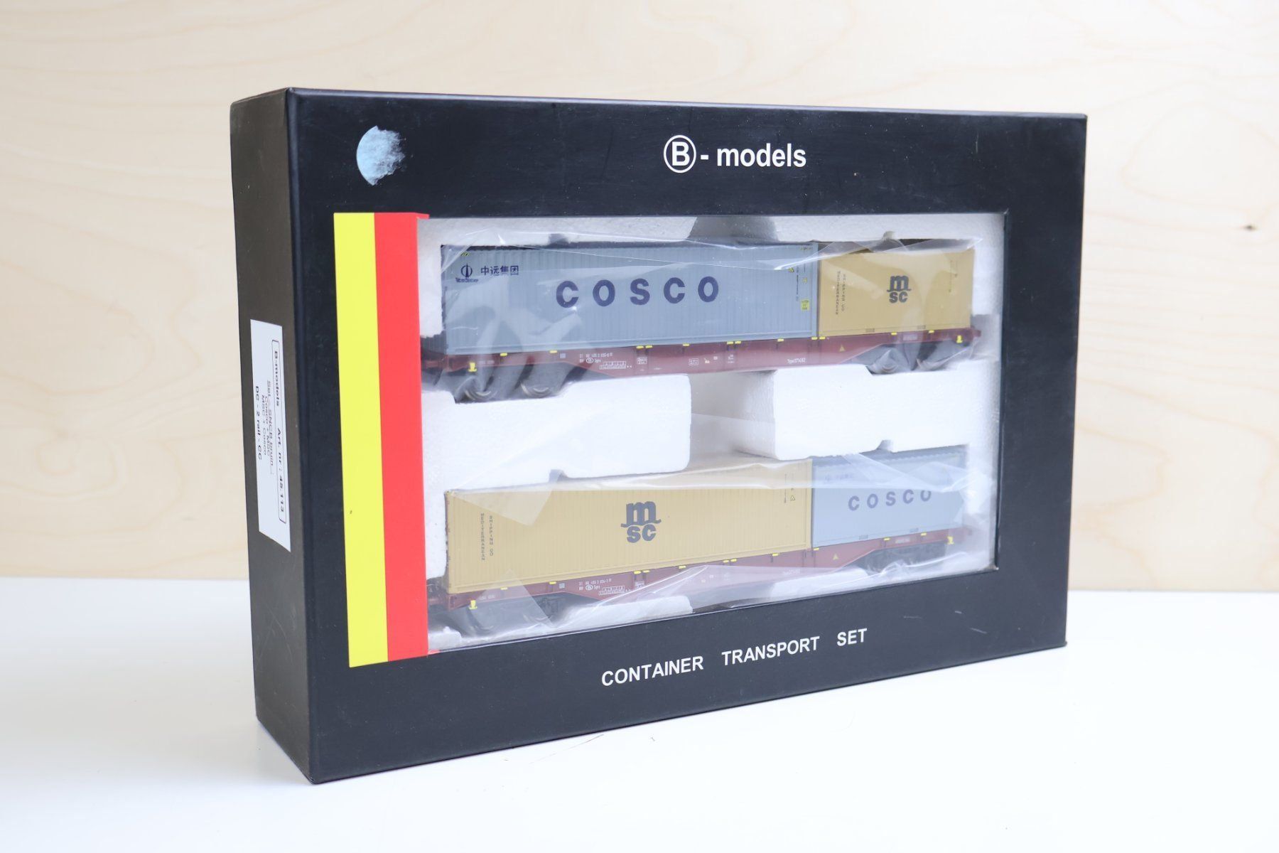 Modellini di ferrovie: B-MODELS Containerwagen Set - H0 45113 - Top Set – Usato da Mauren TG venduto da Defrancesco 3