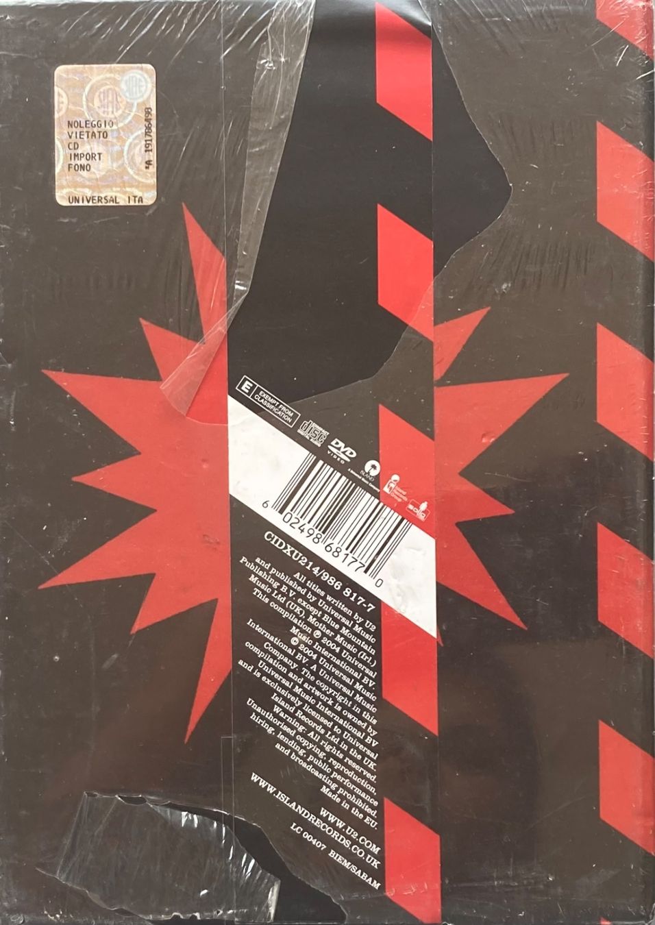 Tutti i DVDs: U2 - HOW TO DISMANTLE AN ATOMIC BOMB – Usato da Poliez-Pittet venduto da Newtown-Records 1