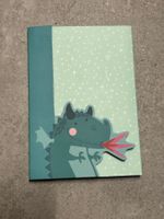 Petit carnet bloc-note et post-it dragon A5 neuf