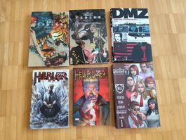 6xUS-Comics Deluxe: Hellblazer, Fables, DMZ, Morning Glories