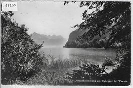 Morgenstimmung am Walensee bei Weesen