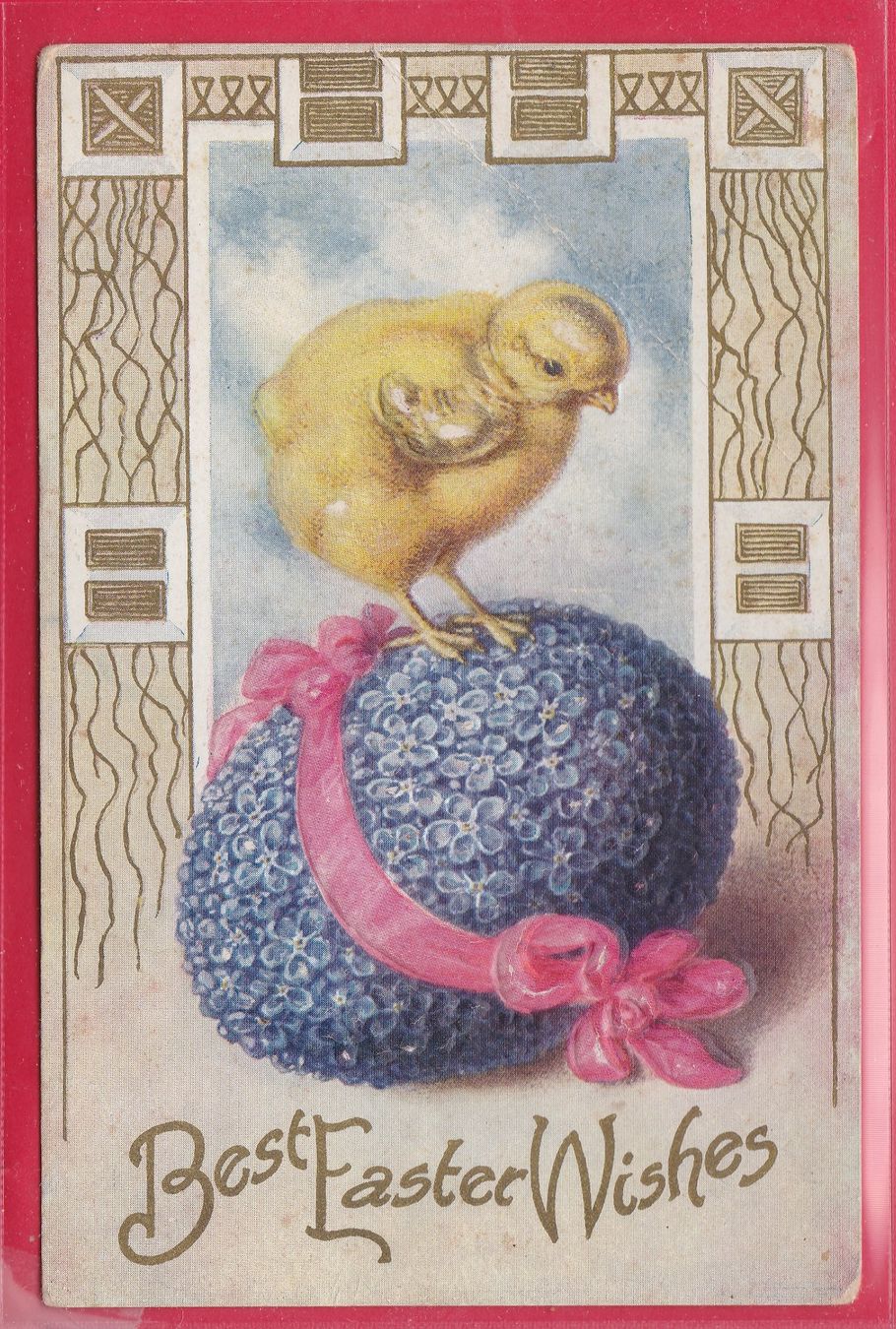 Cartoline postali: PRÄGEKARTE, BEST EASTER WISHES – Usato da Oberrieden venduto da Gebirgsstelze