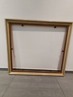 Bilderrahmen Holz goldfarbig vintage