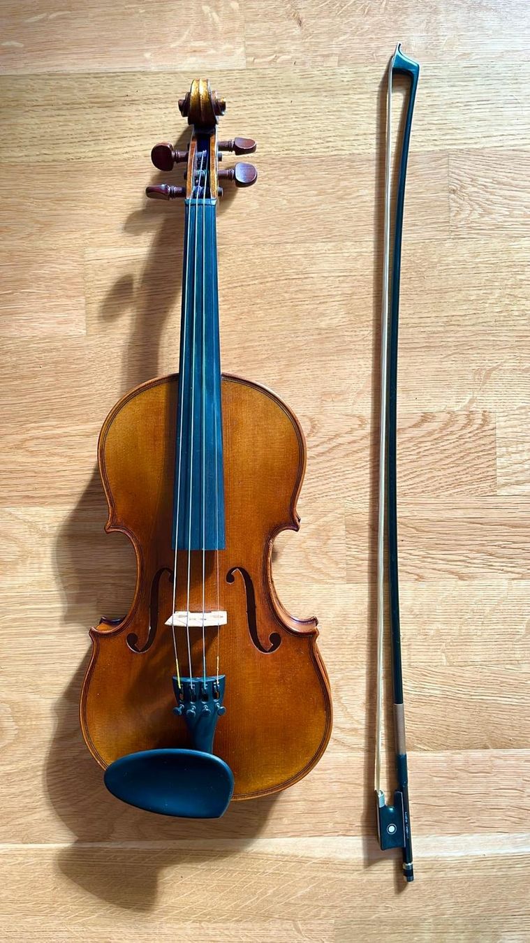 Musikinstrumente: Violon 3/4 avec coffre et archet – Gebraucht aus Petit-Lancy von ka_lak