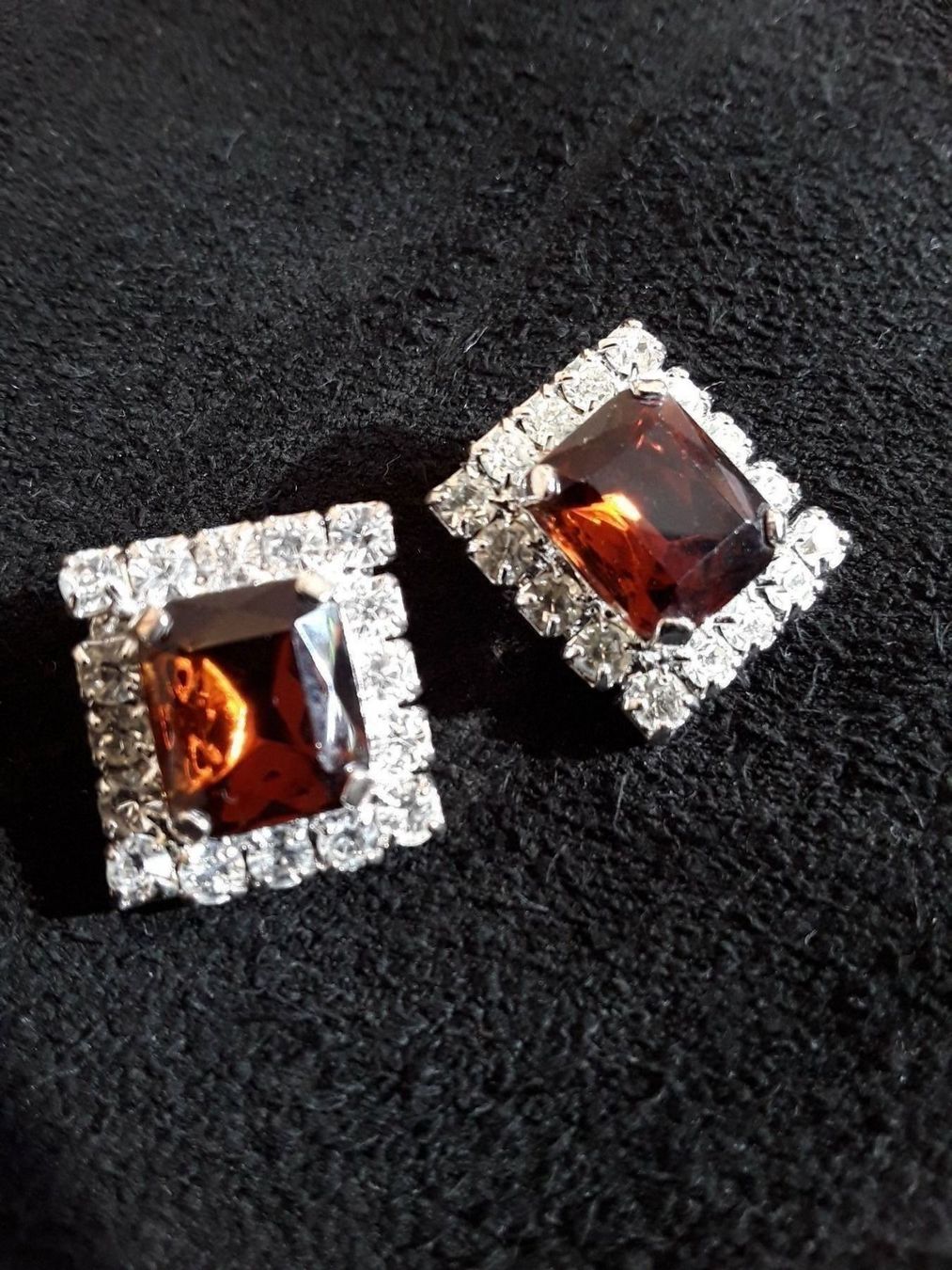 Ohrringe & -stecker: Vintage Strass Clips 80er – Gebraucht aus Zürich von philpip 1