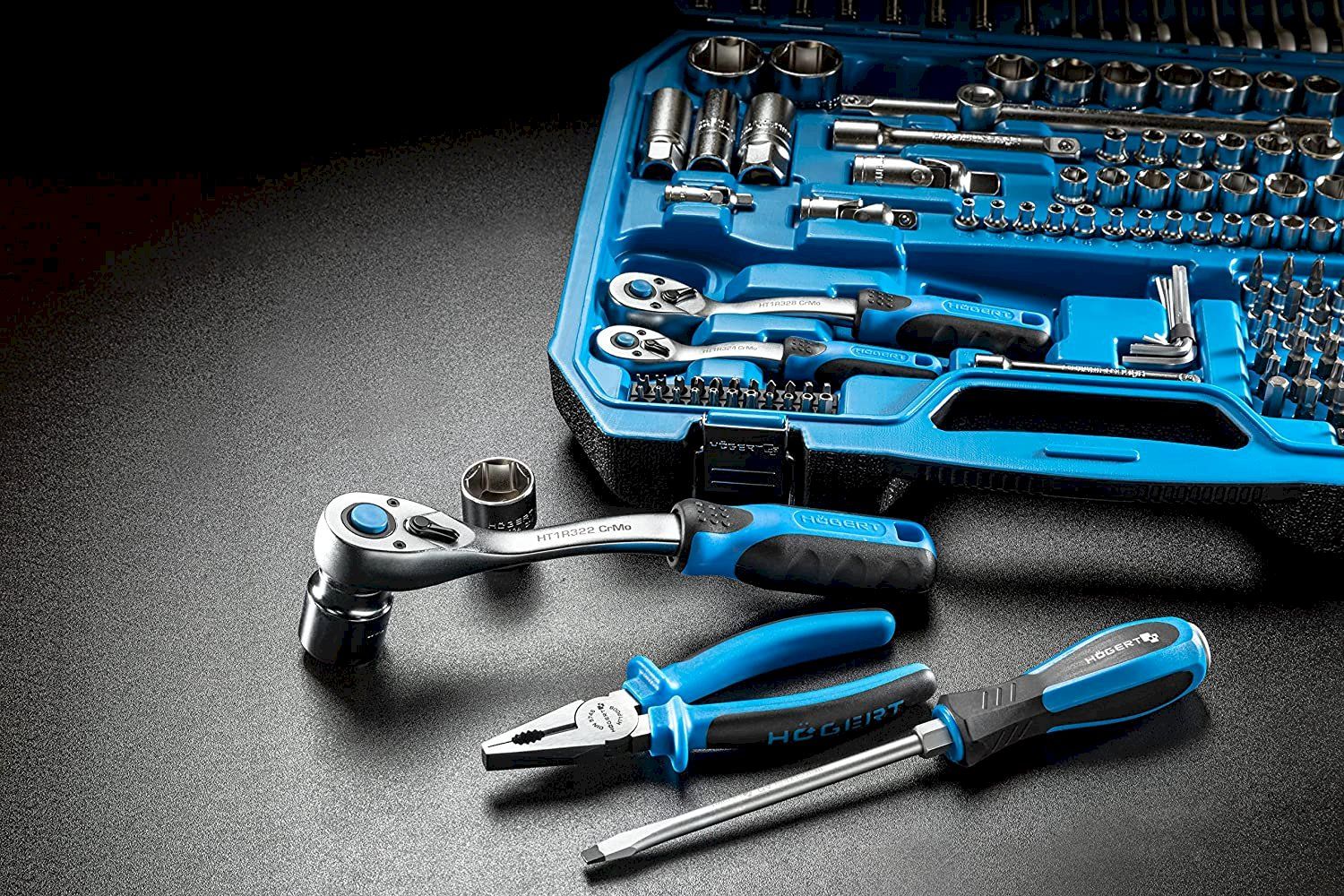 Tous les outils: Högert Technik Werkzeugset 222-tlg – Neuf avec emballage d'origine à Bottighofen par zaap 6