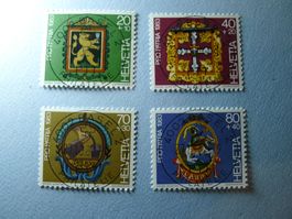1983 Pro Patria B198 bis B201 Wirtshausschilder 2