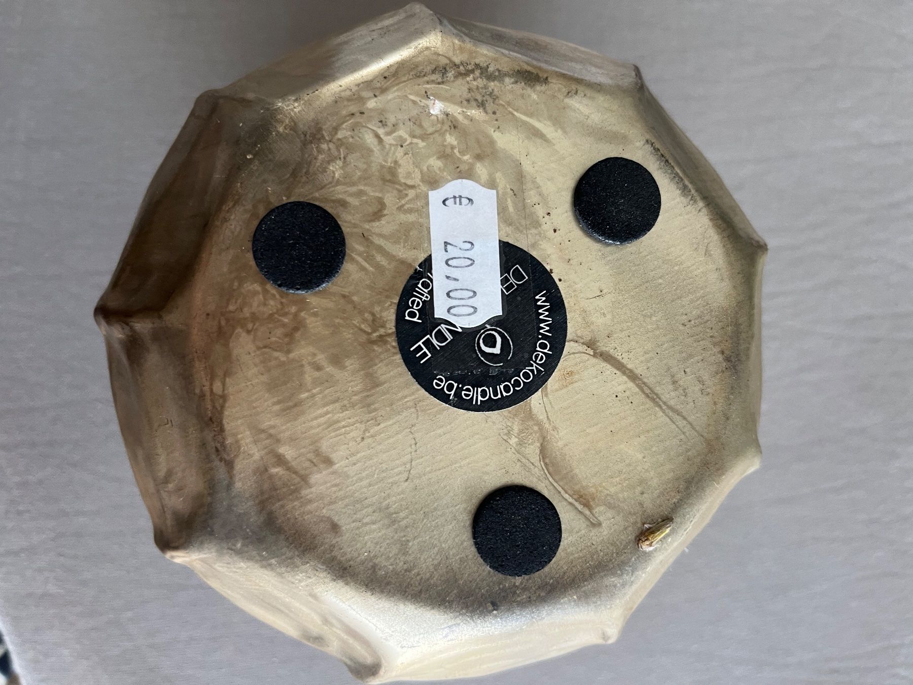 Tutte le decorazioni: 3er Set Deko Vasen, Goldfarben, Herbstdeko – Usato da Kloten venduto da SANTALA23 4