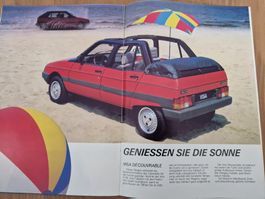 Prospekt Citroën Visa Serie II 1984 Club, GT, Découvrable