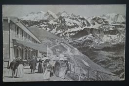 1915 Rothornkulm  Ansichtskarte belebt   gelaufen