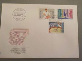 1987, FDC, Sondermarken II, Serie