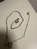 Silber Halskette mit Zirkonia Anhänger