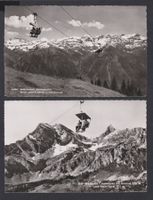 Braunwald   -   2 alte Ansichtskarten mit Sesselbahn