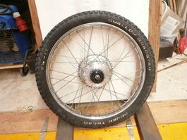 TÖFFLI SACHS, PUCH MOFA HINTERRAD 17" CHROM FELGE