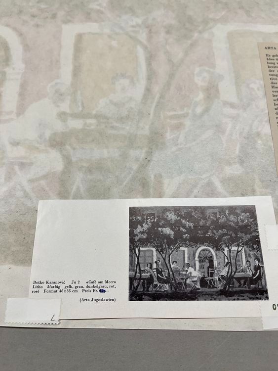 Grafica & Litografie: Bosko Karanovic LITHOGRAPHIE SIGNIERT NUMMERIERT – Usato da Gersau venduto da grafik-kunst 4