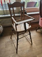 Antiker Kinderhochstuhl, Holz, Vintage, Rarität!