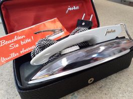 Jura Bügeleisen Reisebügeleisen Vintage mit Etui