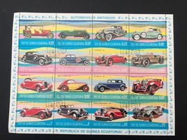 Guinea Ecuatorial Automoviles Antiguos 1974 gestempel (D323)