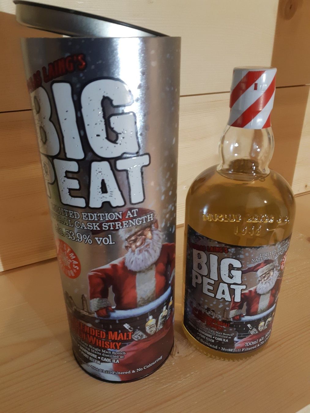 Bevande alcoliche: Big Peat Weihnachten 2018 – Nuovo e nell'imballaggio originale da Grindelwald venduto da carro5