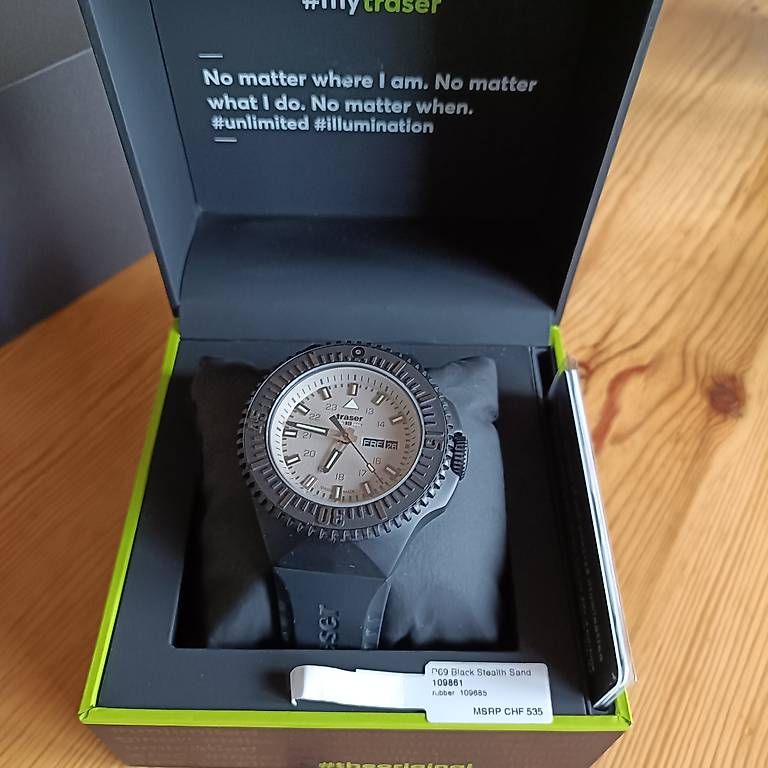 Traser Uhren: Traser Uhr P69 BlackStealth – Gebraucht aus Aarwangen von finnszaw