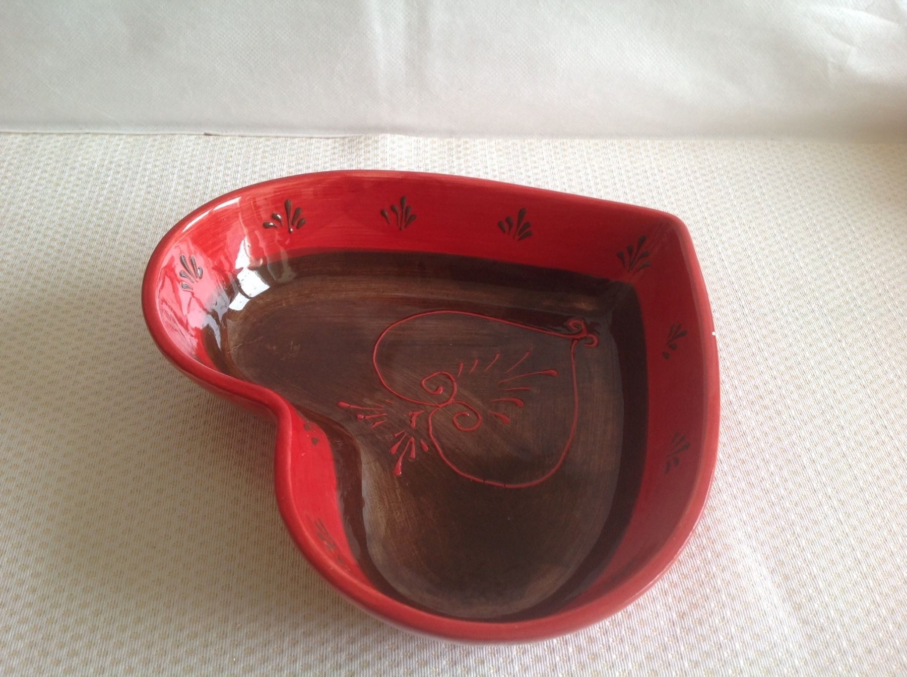 Plateaux: Coeur de Neige - plat à gratin – D'occasion à Sion par accroshoes 3