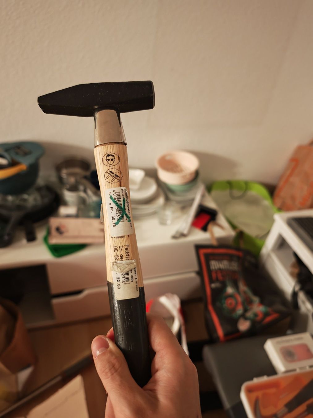 Tous les outils: Schlosserhammer mit Holzgriff – D'occasion à Dübendorf par han_n5ph