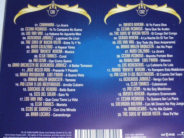 CD: 2CD's + double CD - Ray Barretto, Raul Ramirez,Cesar Pedroso – Usato da Unterbäch venduto da hiliq 2