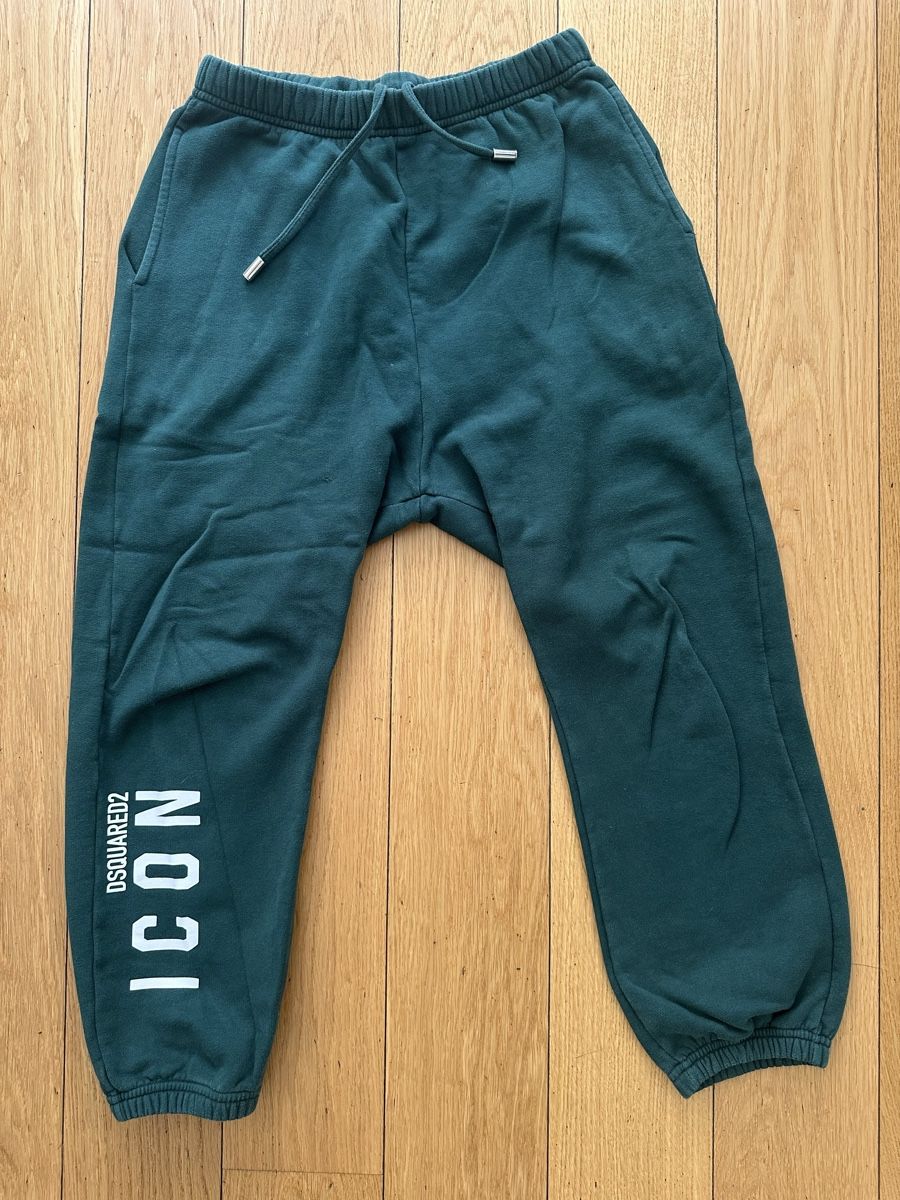 Dsquared2 Pantaloni: Dsquared2 Sweatpants ICON Dark Green Size XS – Usato da Geneve venduto da iri_dr5s 1