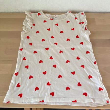 Verbaudet T-shirt Kinder Gr. 134 mit Herzen