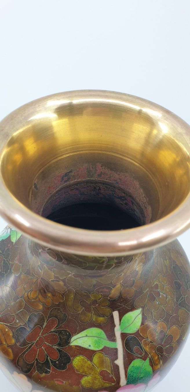 Vasen & Gefässe: Grosse Cloisonné Vase – Gebraucht aus Emmen von Brockofsky 5