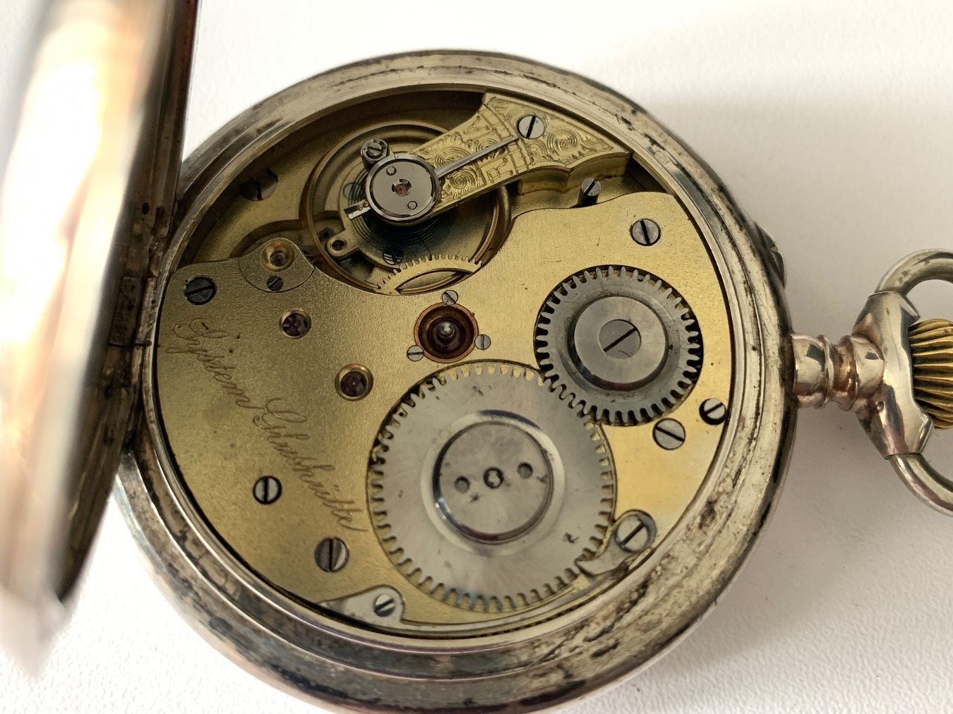 Glashütte Orologi: Originale System Glashütten Taschenuhr Silber läuft – Usato da Stadel venduto da amigo014 3