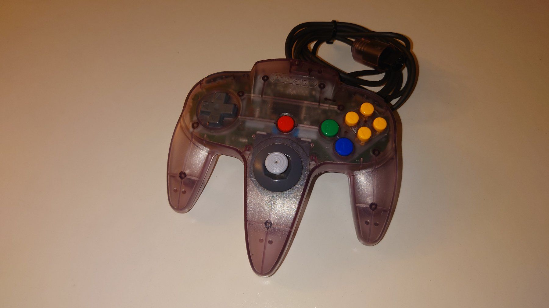 Nintendo Konsolen: N64 Controller smoke black – Gebraucht aus Pfaffhausen von Odla7