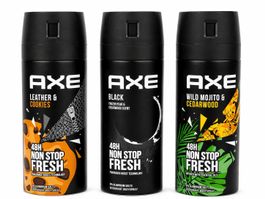 3 Axe Deo Leather & Cookies, Black, Wild Mojito, Nr. 75a