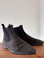 Scarosso Chelsea Boots Wildleder – grau – Made in Italy