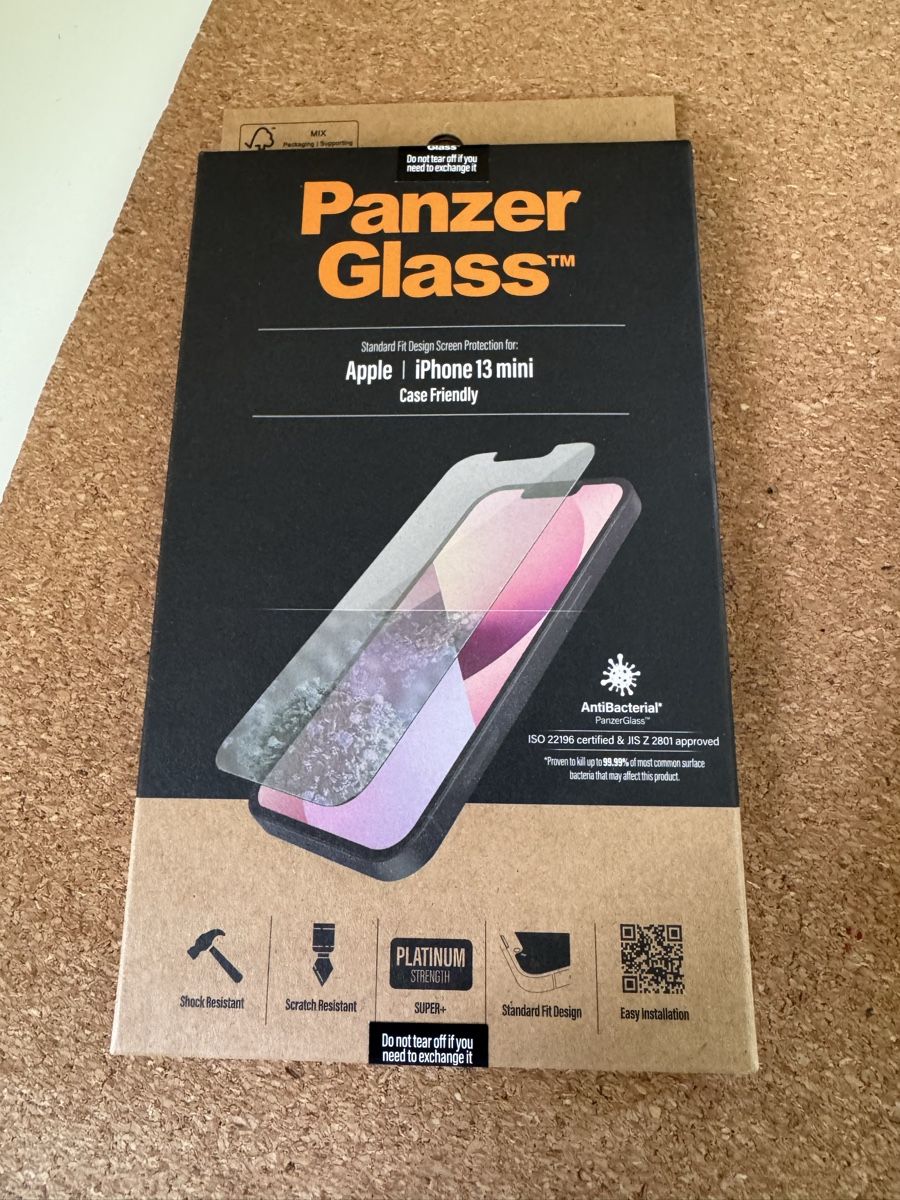 Lackretusche & Schutzfolien: iPhone 13 mini Panzer Glass – Neu und originalverpackt aus Dallenwil von MuchsFichi