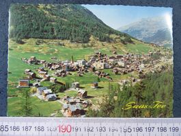SAAS-FEE VS AK LUFTBILD VOGELSCHAU