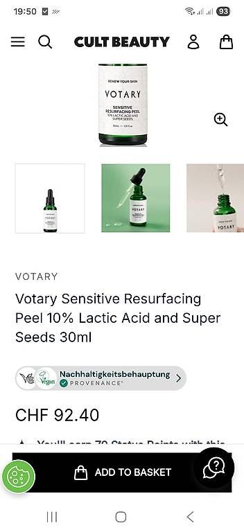 Cura del viso: VOTARY Sensitive Resurfacing Peel – Nuovo e nell'imballaggio originale da Uerkheim venduto da Pod23 1