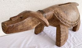 XXLRarität ausdrucksstarkes mystisches Tier Pende Kongo 82cm
