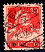 FRIBOURG VOLLSTEMPEL TELLBRUSTBILD 21.IX.24.-24  -329