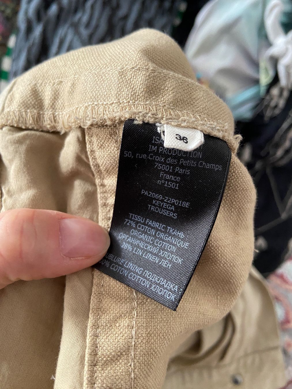 Pantaloni: Pantalons Isabel Marrant Coton & Lin – Usato da Cully venduto da FranVey 5