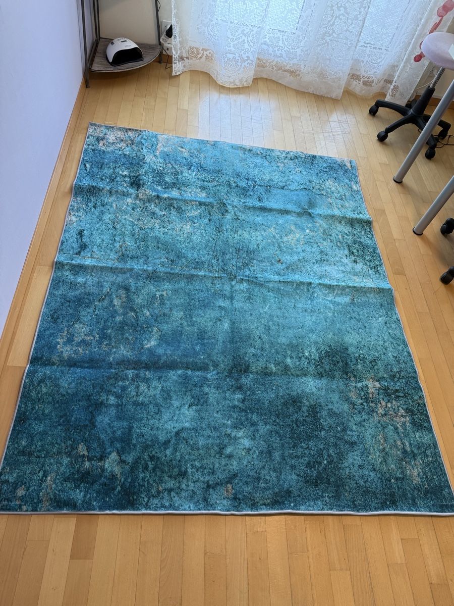 Tappeti: Teppich blau Grösse 200x160cm neu – Nuovo e nell'imballaggio originale da Bronschhofen venduto da Ozean5 3
