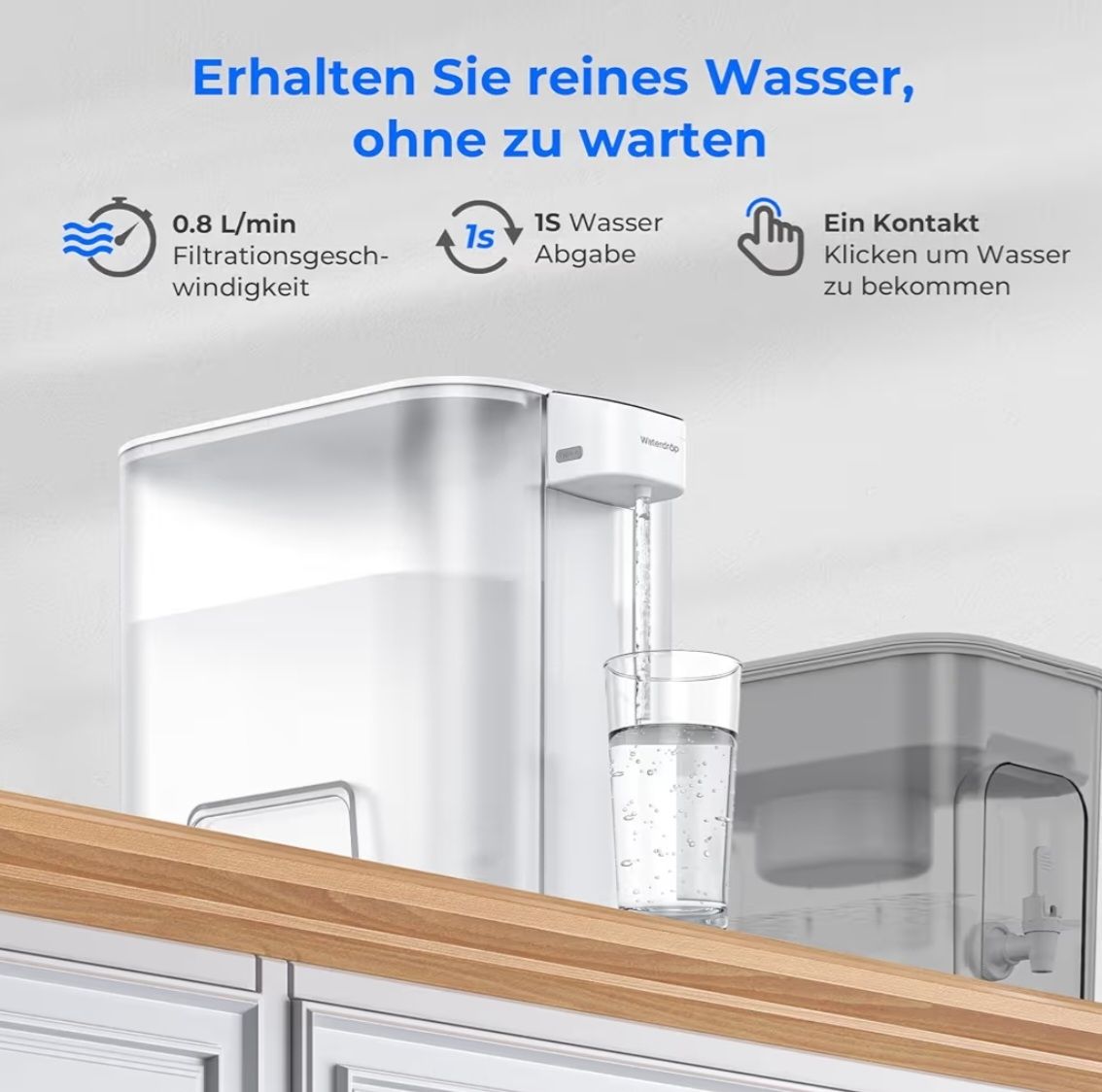 Elettrodomestici da cucina: Waterdrop Mega Sofortiger Elektrischer Wasserfilterkrug – Nuovo (secondo la descrizione) da Möhlin venduto da mic_lo 6