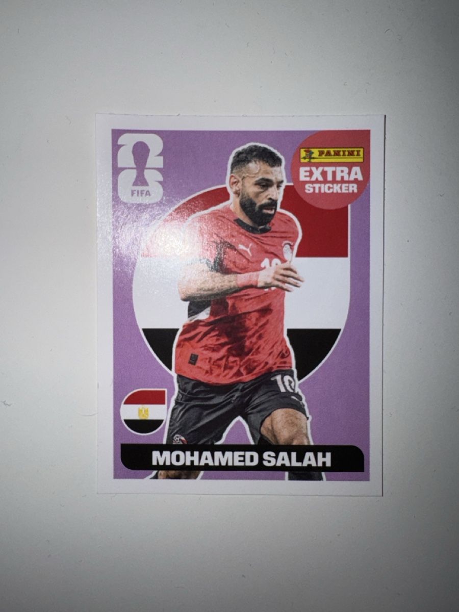 Panini Carte collezionabili: Mohamed Salah Extra Sticker Regular WM2026 – Nuovo e nell'imballaggio originale da Versoix venduto da rob_r5x6 1