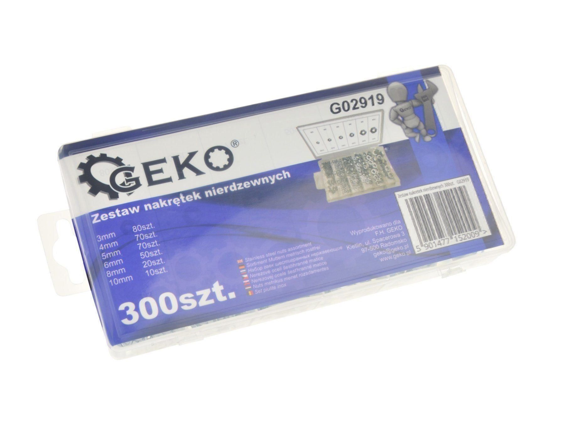 Tutti gli attrezzi: 300 Stk. Edelstahmuttern Set M3-M10 – Nuovo e nell'imballaggio originale da Kehrsatz venduto da rabrovo56 3