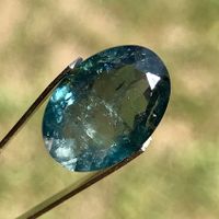 Indigolith, grünblauer Turmalin, 2.5 Karat, Indigolite