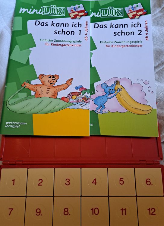 MiniLük Set Kontrollkasten mit 2 neuen Heften (Gebraucht) in Dietikon ...