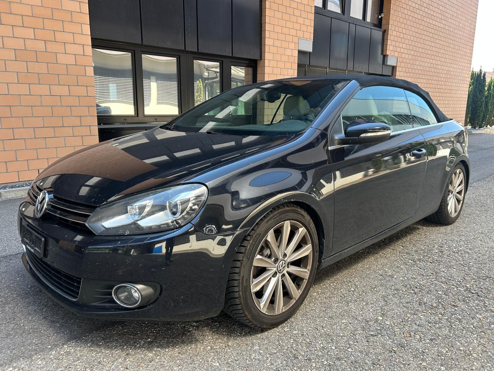 VW Autos: VW Golf 6 1.4TSI Cabrio - Eintauschfahrzeug – Gebraucht aus Bäretswil von Oberland-Automobile