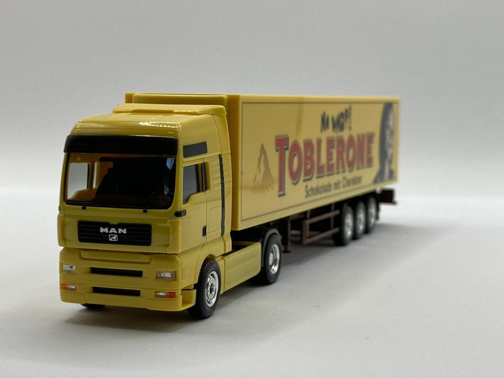 Herpa 1:87 MAN TGA Toblerone &amp;#39;Schokolade mit Charakter&amp;#39; | Kaufen auf ...