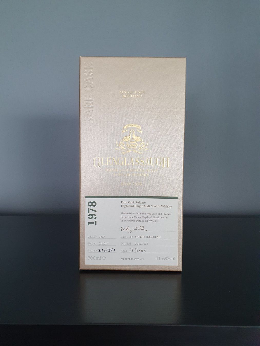 Glenglassaugh Spirituosen: Glenglassaugh 35 Jahre 1978 - 2014 #1803 – Neu und originalverpackt aus Döttingen von tho_dq6x